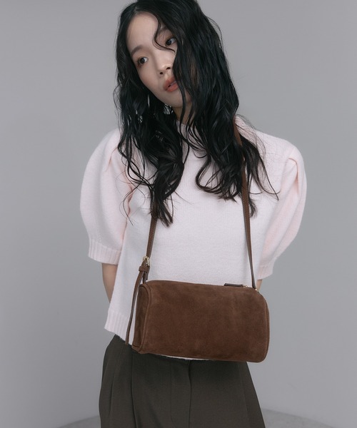 soins（ソワン）の「【牛革】ミニマムハンドバッグ（ハンドバッグ・レディース・ブラック/ブラウン・FREE）」の18枚目の写真