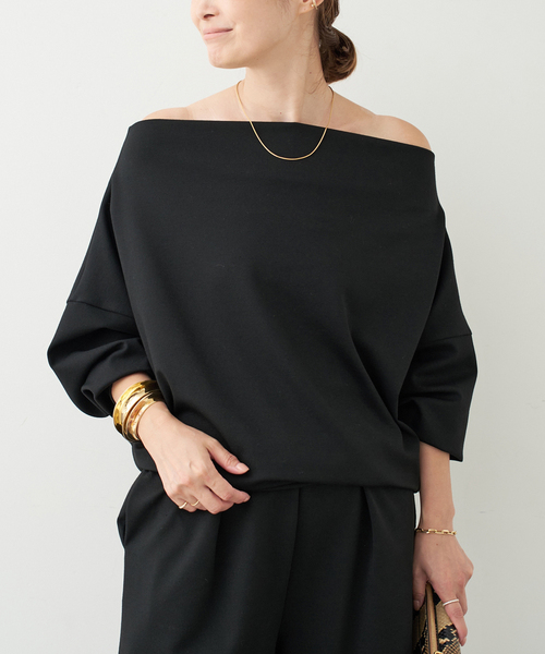 MUSE *PRIMEWOOL PONTE プルオーバー 新品 PRIMEWOOL PONTE プルオーバー（Tシャツ/カットソー）｜Deuxieme