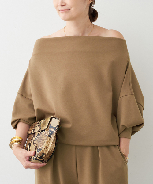 PRIMEWOOL PONTE プルオーバー（Tシャツ/カットソー）｜Deuxieme