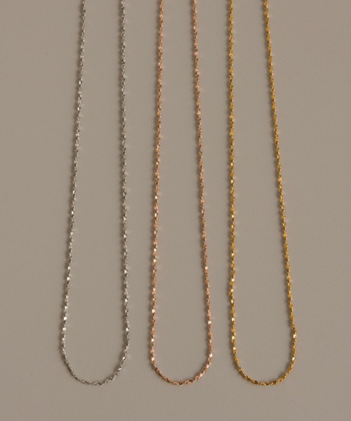 muku（ムク）の「NC/GLITTER（ネックレス・レディース・シルバー/ゴールド/シャンパン・39/45/52）」の3枚目の写真