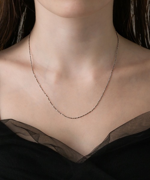 muku（ムク）の「NC/GLITTER（ネックレス・レディース・シルバー/ゴールド/シャンパン・39/45/52）」の5枚目の写真