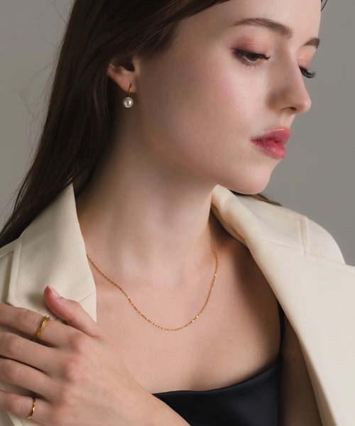 muku（ムク）の「NC/GLITTER（ネックレス・レディース・シルバー/ゴールド/シャンパン・39/45/52）」の4枚目の写真