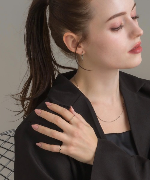 muku（ムク）の「NC/GLITTER（ネックレス・レディース・シルバー/ゴールド/シャンパン・39/45/52）」の9枚目の写真