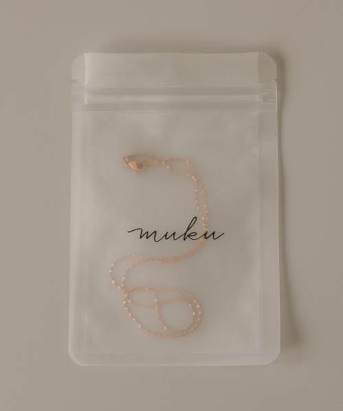 muku（ムク）の「NC/GLITTER（ネックレス・レディース・シルバー/ゴールド/シャンパン・39/45/52）」の13枚目の写真