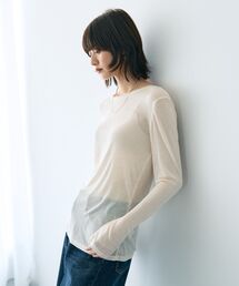 クルーネックシアーインナー