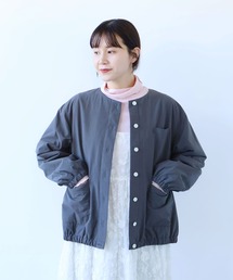 bulle de savon | 《early spring》100/-ブロード EDODAKI 中綿ブルゾン(ブルゾン)