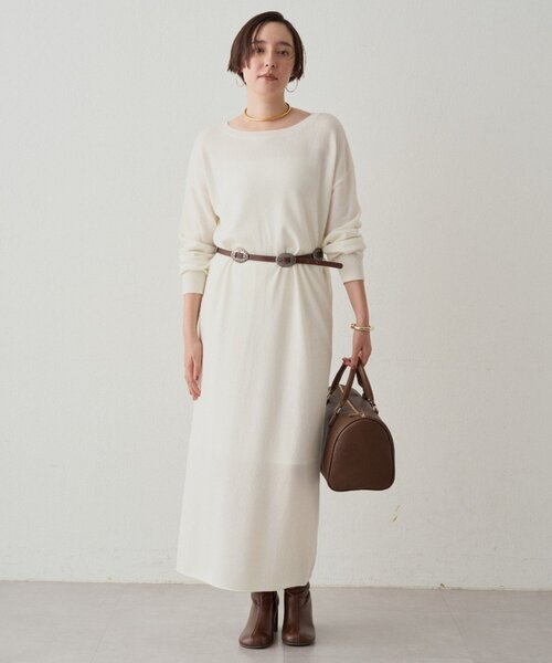 LOUNGEDRESS(ラウンジドレス)の「ウールカシミヤニットワンピース LOUNGEDRESS(ラウンジドレス)の「ウールカシミヤニットワンピース