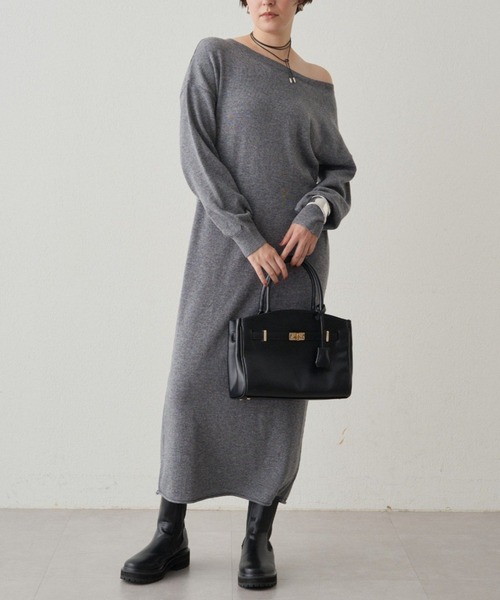 LOUNGEDRESS（ラウンジドレス）の「ウールカシミヤニットワンピース