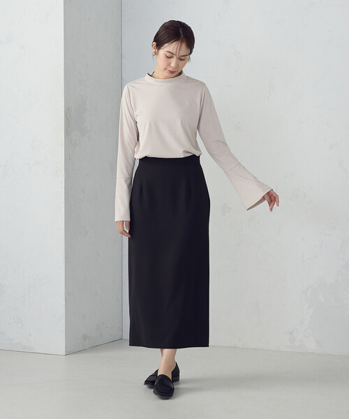 COMME CA ISM(コムサイズム)の「フレアースリーブ カットソー(Tシャツ/カットソー・レディース・ベージュ/ダークブラウン・MEDIUM/LARGE)」の3枚目の写真