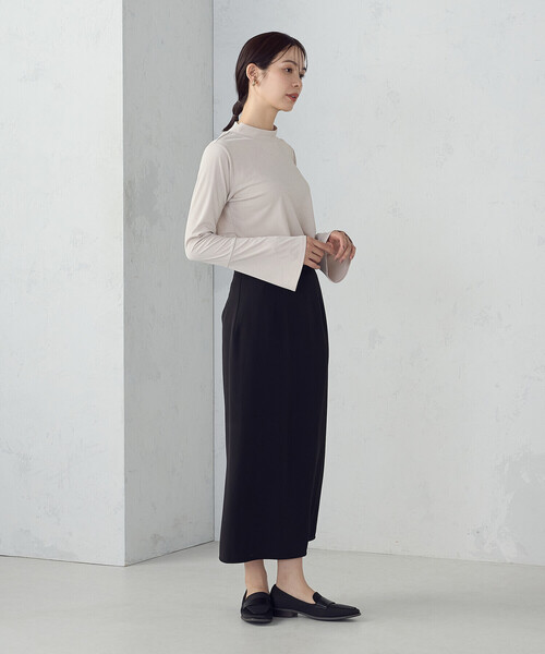 COMME CA ISM(コムサイズム)の「フレアースリーブ カットソー(Tシャツ/カットソー・レディース・ベージュ/ダークブラウン・MEDIUM/LARGE)」の4枚目の写真