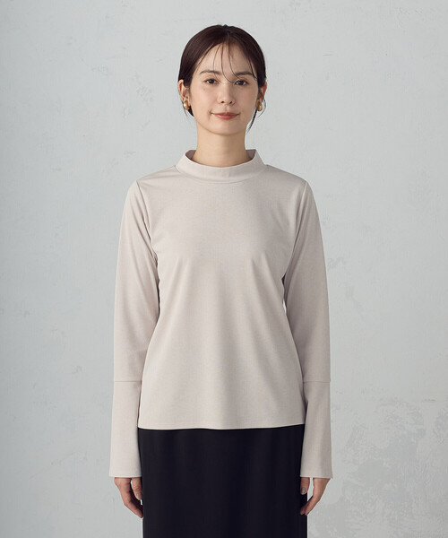 COMME CA ISM(コムサイズム)の「フレアースリーブ カットソー(Tシャツ/カットソー・レディース・ベージュ/ダークブラウン・MEDIUM/LARGE)」の10枚目の写真