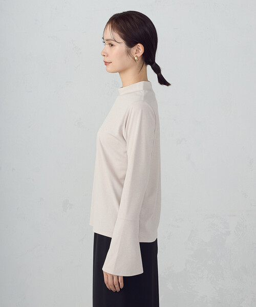 COMME CA ISM(コムサイズム)の「フレアースリーブ カットソー(Tシャツ/カットソー・レディース・ベージュ/ダークブラウン・MEDIUM/LARGE)」の11枚目の写真