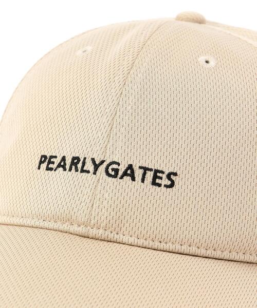 PEARLY GATES】シンプルツバ長キャップ (UNISEX)（キャップ