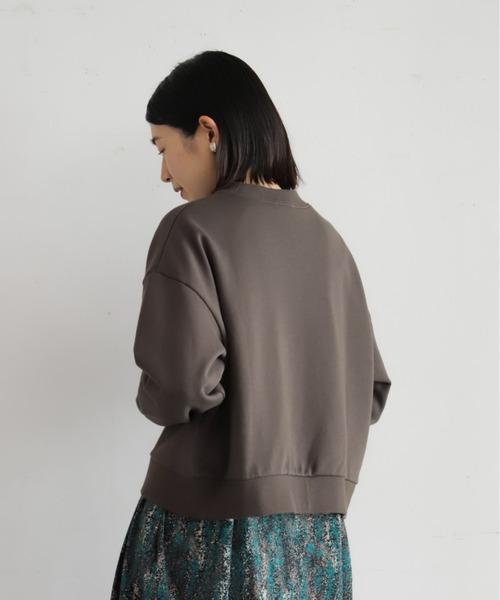 NOMBRE IMPAIR（ノンブルアンペール）の「フレーズ箔PT　ハイネックP/O（Tシャツ/カットソー・レディース・ホワイト/チャコールグレー・FREE）」の17枚目の写真