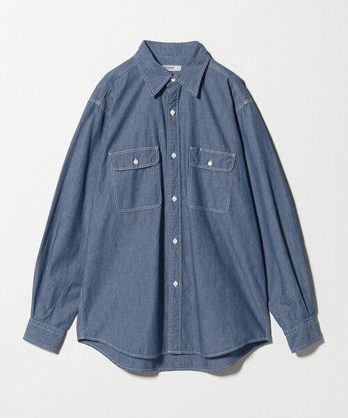 District（ディストリクト）の「＜District＞シャンブレー ダブルポケット レギュラーカラーシャツ（シャツ/ブラウス・メンズ・ブラック/ライトブルー・L/S/XL/M）」の15枚目の写真