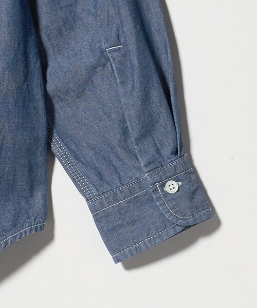 District（ディストリクト）の「＜District＞シャンブレー ダブルポケット レギュラーカラーシャツ（シャツ/ブラウス・メンズ・ブラック/ライトブルー・L/S/XL/M）」の12枚目の写真