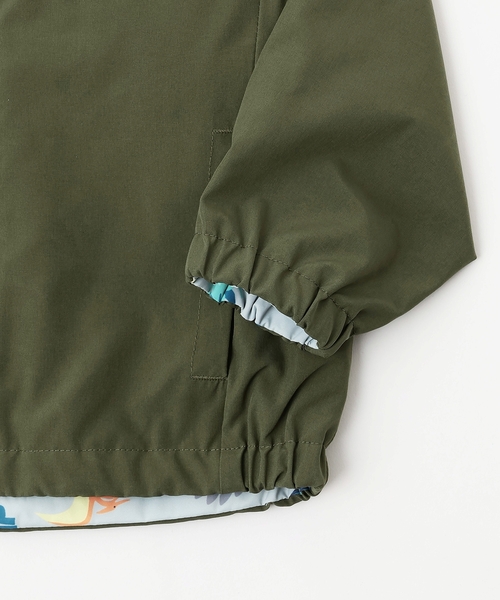 kladskap（クレードスコープ）の「恐竜リバーシブルウィンドブレーカー（ナイロンジャケット・キッズ・カーキ/パープル・90cm/120cm/130cm/100cm/110cm）」の9枚目の写真