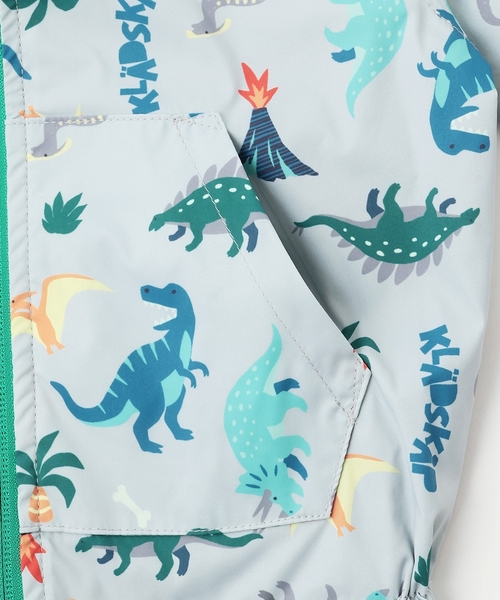 kladskap（クレードスコープ）の「恐竜リバーシブルウィンドブレーカー（ナイロンジャケット・キッズ・カーキ/パープル・90cm/120cm/130cm/100cm/110cm）」の11枚目の写真