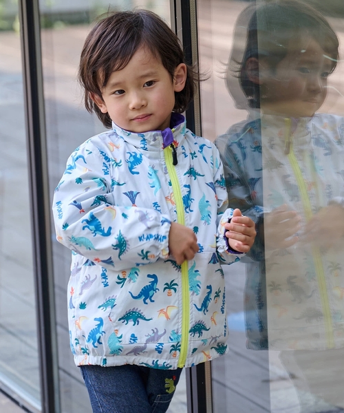 kladskap（クレードスコープ）の「恐竜リバーシブルウィンドブレーカー（ナイロンジャケット・キッズ・カーキ/パープル・90cm/120cm/130cm/100cm/110cm）」の20枚目の写真