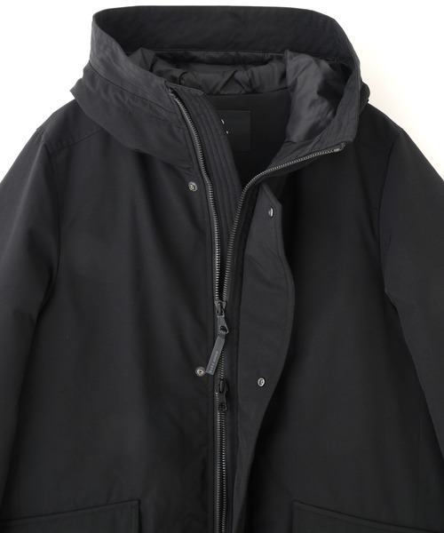 NANO universe（ナノユニバース）の「「西川ダウン(R)」アークティックダウン（ダウンジャケット/コート・メンズ・ブラウン/ブラック・L/M/S）」の6枚目の写真