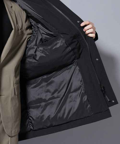 NANO universe（ナノユニバース）の「「西川ダウン(R)」アークティックダウン（ダウンジャケット/コート・メンズ・ブラウン/ブラック・L/M/S）」の12枚目の写真