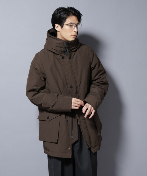 専用【極美品】nano UNIVERSE × 西川 ダウンジャケット ブラウン 西川ダウン(R)」アークティックダウン（ダウンジャケット/コート