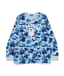 BAPE 青系カモフラージュ トレーナー A BATHING APE｜ア ベイシング エイプのトップス（ブルー