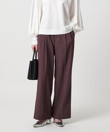 UNITED ARROWS | 2タック メランジ ワイド パンツ ‐ウォッシャブル‐(その他パンツ)
