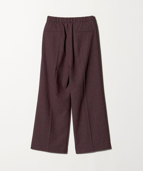 UNITED ARROWS（ユナイテッドアローズ）の「2タック メランジ ワイド パンツ ‐ウォッシャブル‐（その他パンツ・レディース・ブラック/ワイン・38/36/40/34）」の11枚目の写真