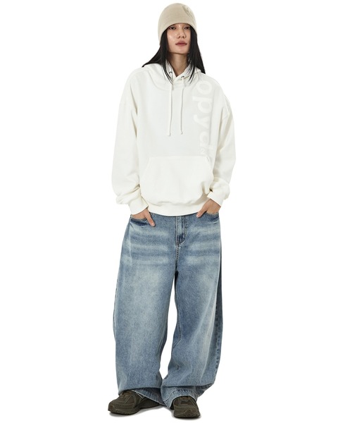 OY(オーワイ)の「『OY/オーワイ』INSET LOGO HOODIE/インセットロゴプルオーバーパーカー(パーカー・レディース・ホワイト/ブラック・M/L)」の15枚目の写真