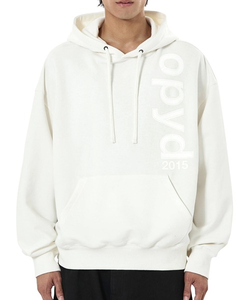 OY(オーワイ)の「『OY/オーワイ』INSET LOGO HOODIE/インセットロゴプルオーバーパーカー(パーカー・レディース・ホワイト/ブラック・M/L)」の12枚目の写真
