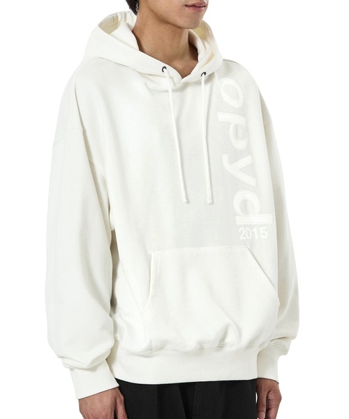 OY(オーワイ)の「『OY/オーワイ』INSET LOGO HOODIE/インセットロゴプルオーバーパーカー(パーカー・レディース・ホワイト/ブラック・M/L)」の13枚目の写真