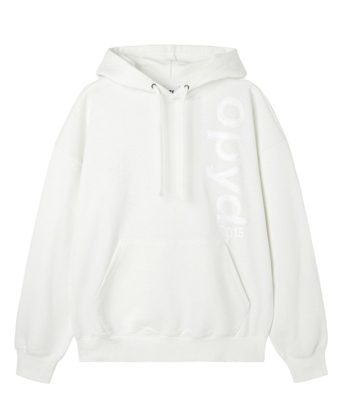 OY(オーワイ)の「『OY/オーワイ』INSET LOGO HOODIE/インセットロゴプルオーバーパーカー(パーカー・レディース・ホワイト/ブラック・M/L)」の5枚目の写真