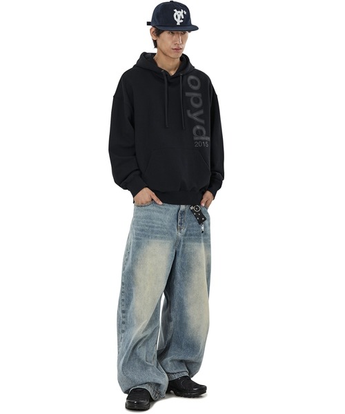 OY(オーワイ)の「『OY/オーワイ』INSET LOGO HOODIE/インセットロゴプルオーバーパーカー(パーカー・レディース・ホワイト/ブラック・M/L)」の11枚目の写真
