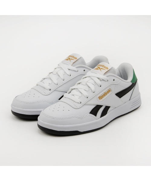 Reebok（リーボック）の「コート アドバンス / COURT ADVANCE（スニーカー・メンズ・ホワイト×グリーン/オフホワイト・22.5cm/23.0cm/23.5cm/24.5cm/24.0cm/25.0cm/25.5cm/26.0cm/26.5cm/27.0cm/27.5cm/28.0cm/28.5cm/29.0cm/30.0cm）」の3枚目の写真