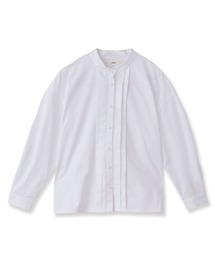 NIMES | パール釦スタンドタックシャツ(シャツ/ブラウス)