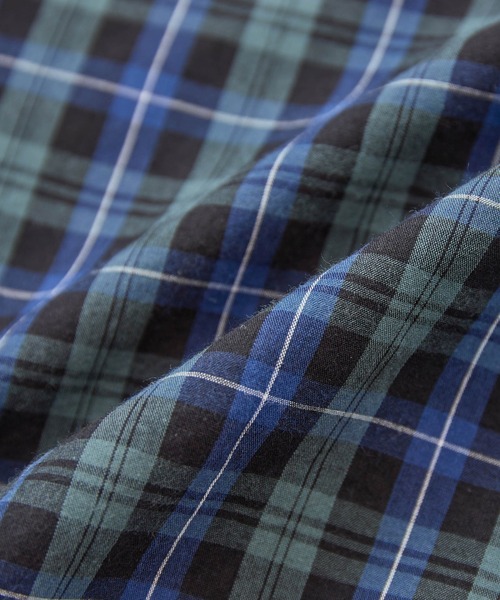 NIMES（ニーム）の「パール釦スタンドタックシャツ（シャツ/ブラウス・レディース・ネイビー/ホワイト/ブルー・FREE）」の8枚目の写真