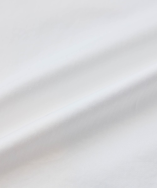 NIMES（ニーム）の「パール釦スタンドタックシャツ（シャツ/ブラウス・レディース・ネイビー/ホワイト/ブルー・FREE）」の6枚目の写真