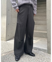 ロングバレルシルエットパンツ