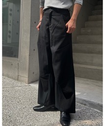 ロングバレルシルエットパンツ
