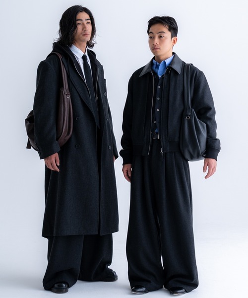 SINSS(シンス)の「2way slit half moon bag / 2wayスリットハーフムーンバッグ(ショルダーバッグ・メンズ・ブラウン/ブラック・FREE)」の6枚目の写真