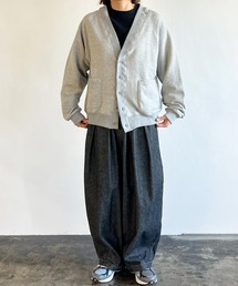 HARVESTY（ハーベスティ）の「HARVESTY / ハーベスティー CARDIGAN FRENCH TERRY カーディガン 裏毛スウェット（カーディガン/ボレロ）」
