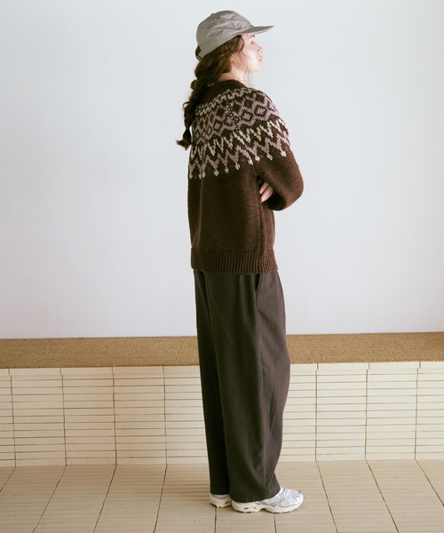 セール】R4393 COTTON ワイドトラウザーズ（その他パンツ）｜RNA-N  