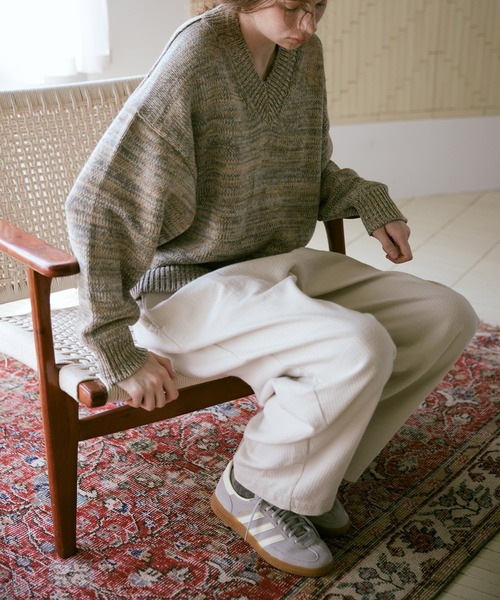 R4393 COTTON ワイドトラウザーズ 