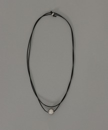 ORLEAN（オルレアン）の「【ORLEAN】 コード紐チョーカー メタル デザイン サージカルステンレス（チョーカー）」