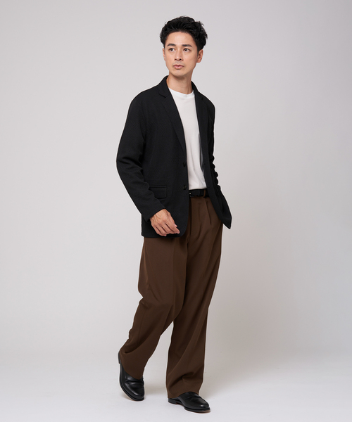 EDIFICE（エディフィス）の「マルチジャガード ジャケット（その他アウター・メンズ・チャコールグレー/ライトグレー/ブラック・SMALL/MEDIUM/LARGE）」の22枚目の写真