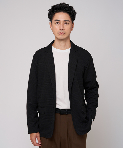 EDIFICE（エディフィス）の「マルチジャガード ジャケット（その他アウター・メンズ・チャコールグレー/ライトグレー/ブラック・SMALL/MEDIUM/LARGE）」の21枚目の写真