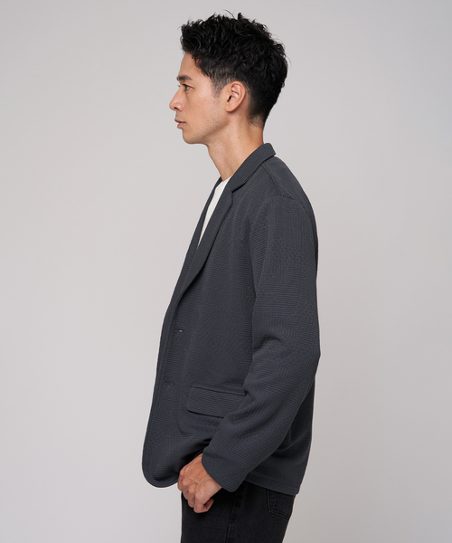 EDIFICE（エディフィス）の「マルチジャガード ジャケット（その他アウター・メンズ・チャコールグレー/ライトグレー/ブラック・SMALL/MEDIUM/LARGE）」の10枚目の写真