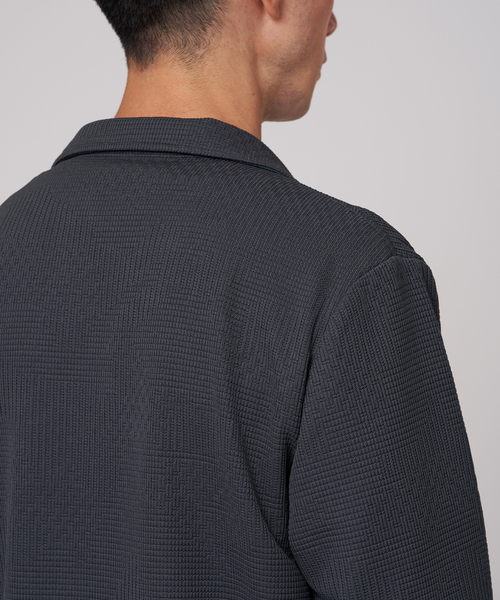 EDIFICE（エディフィス）の「マルチジャガード ジャケット（その他アウター・メンズ・チャコールグレー/ライトグレー/ブラック・SMALL/MEDIUM/LARGE）」の4枚目の写真