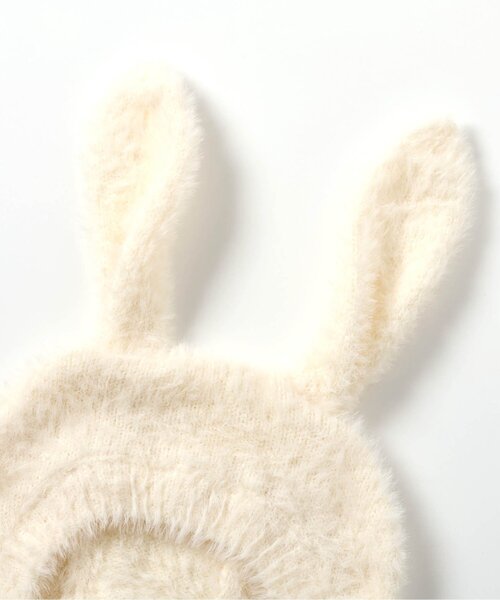 BREEZE（ブリーズ）の「FUN!FAN!ANIMAL　マシュマロカバーオール＆ボンネットセット（ロンパース・キッズ・ブラック/オフホワイト・70/80）」の8枚目の写真